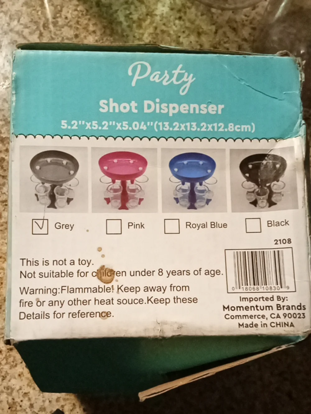 Party Shot Dispenser - Black